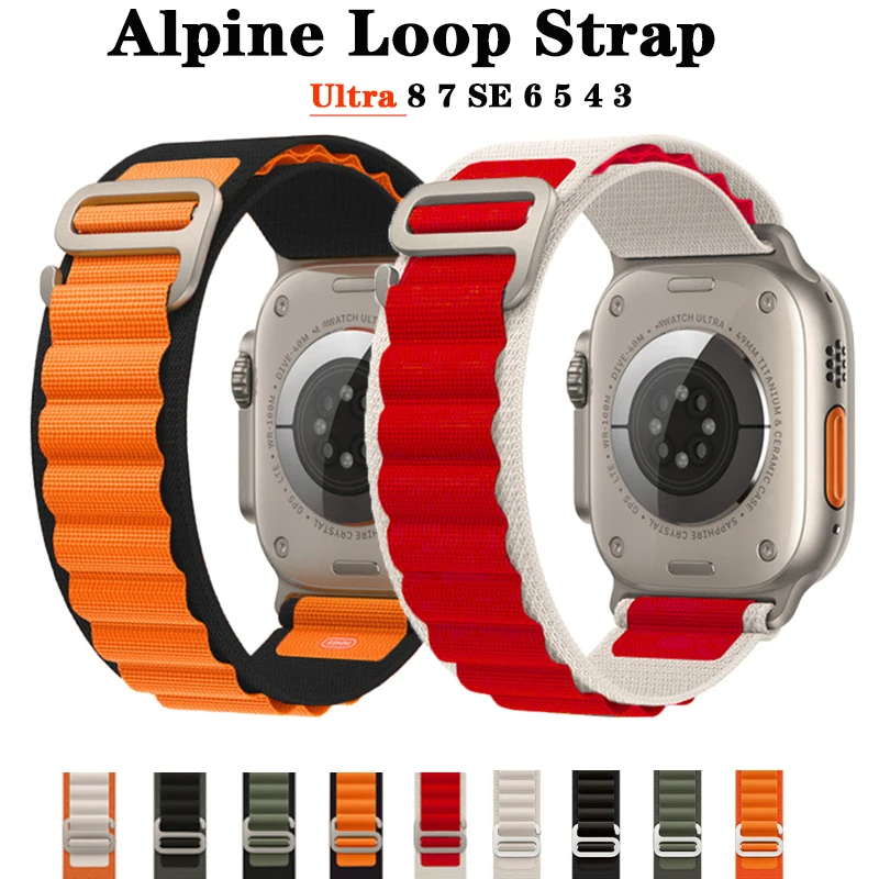 42 45 49mm Alpine Loop Nylon Strap For IWO Series 6 7 8 Ultra I7 W37 For SmartWatch T500 W27 T900 Pro For X8 XS8 Max Wristbands
42 45 49mm Alpine Loop Nylon Strap For IWO Series 6 7 8 Ultra I7 W37 For SmartWatch T500 W27 T900 Pro For X8 XS8 Max Wristbands