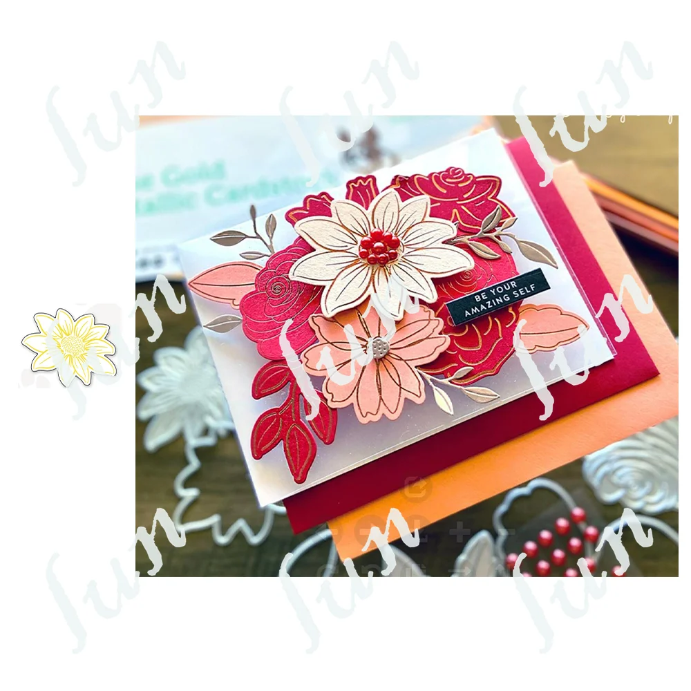Be Your Amazing Self Flowers Hot Foil Plate Metal Cutting Dies Scrapbooking Die Cuts to Making Emboss Craft Handicraft Supplies
Be Your Amazing Self Flowers Hot Foil Plate Metal Cutting Dies Scrapbooking Die Cuts to Making Emboss Craft Handicraft Supplies