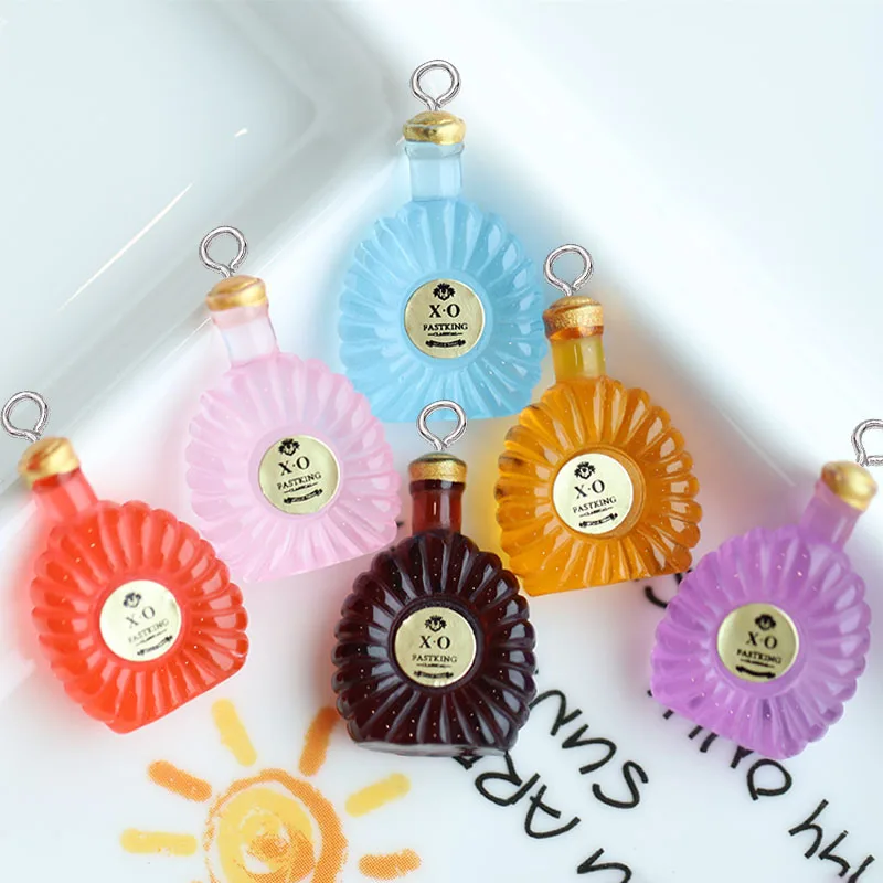 10Pcs/Lot Mixed Resin 6Colors Mini Wine Bottle Charms Drink Beverages Charms for Jewelry Making DIY Earrings Keychain Pendants
10Pcs/Lot Mixed Resin 6Colors Mini Wine Bottle Charms Drink Beverages Charms for Jewelry Making DIY Earrings Keychain Pendants