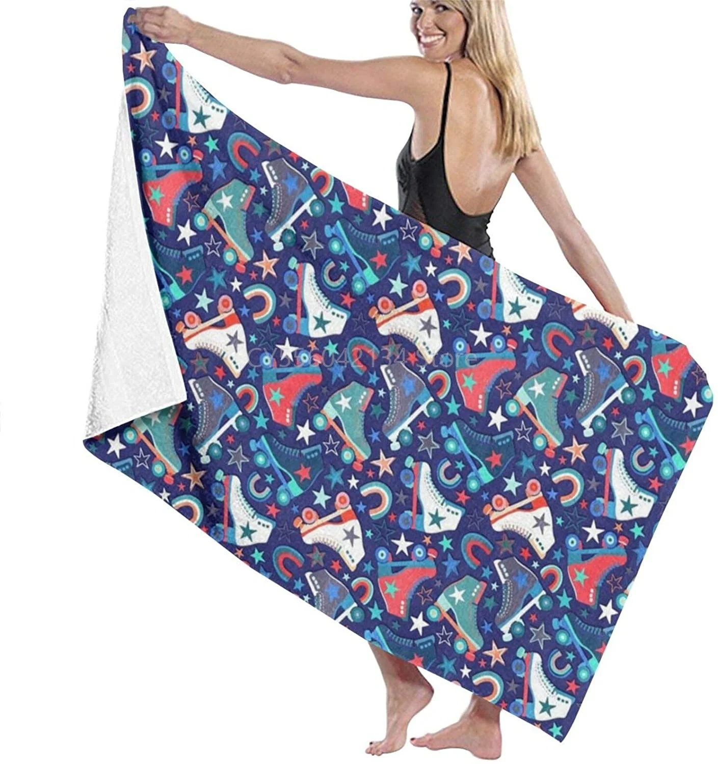 Retro Roller Skates in R Beach Towels Quick Dry Super Absorbent Bathing Spa Pool Towels for Swimming Outdoor 80x130cm
Retro Roller Skates in R Beach Towels Quick Dry Super Absorbent Bathing Spa Pool Towels for Swimming Outdoor 80x130cm