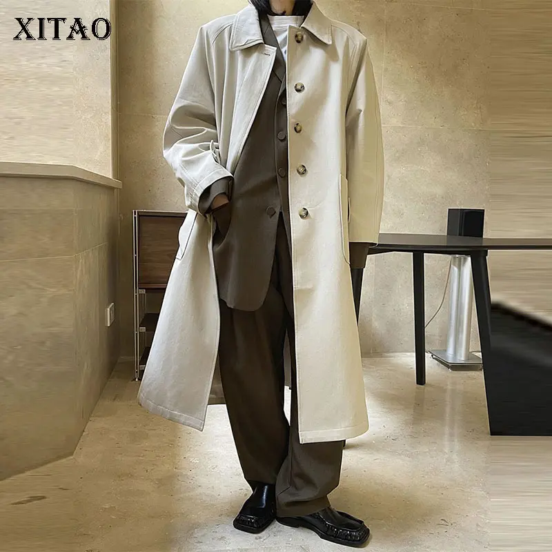 XITAO Women Fashion Trench Full Sleeve Bandage Split Solid Color Single Breast Goddess Fan Casual Style Loose 2022 Coat WMD4781
XITAO Women Fashion Trench Full Sleeve Bandage Split Solid Color Single Breast Goddess Fan Casual Style Loose 2022 Coat WMD4781