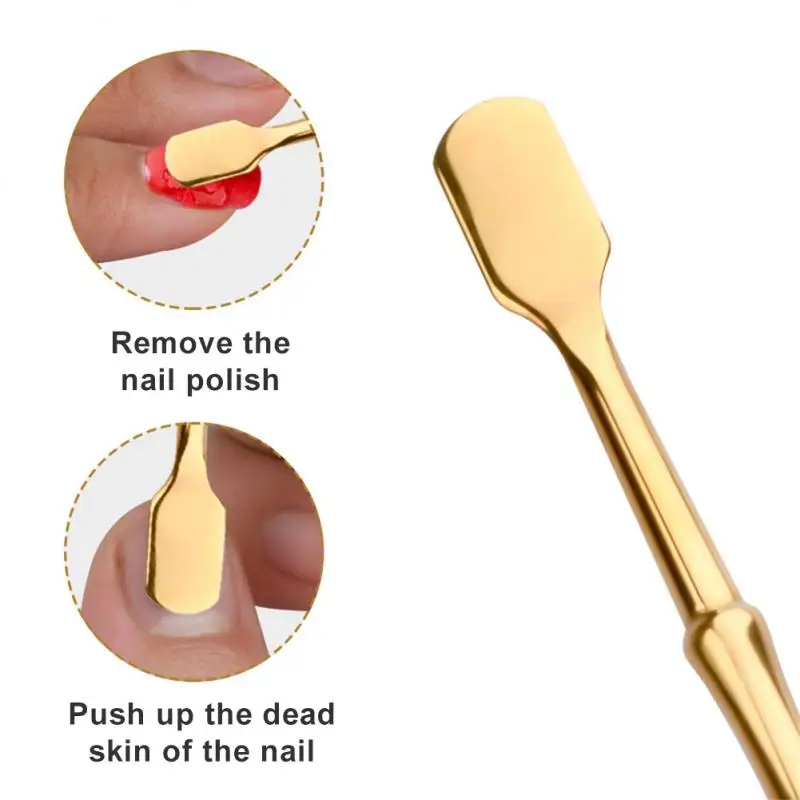 Stainless Steel Metal Nail Cuticle Pusher Scraper Gel Remover Manicure Tool Remover Dead Skin Pedicure Nail Art Accessories
Stainless Steel Metal Nail Cuticle Pusher Scraper Gel Remover Manicure Tool Remover Dead Skin Pedicure Nail Art Accessories