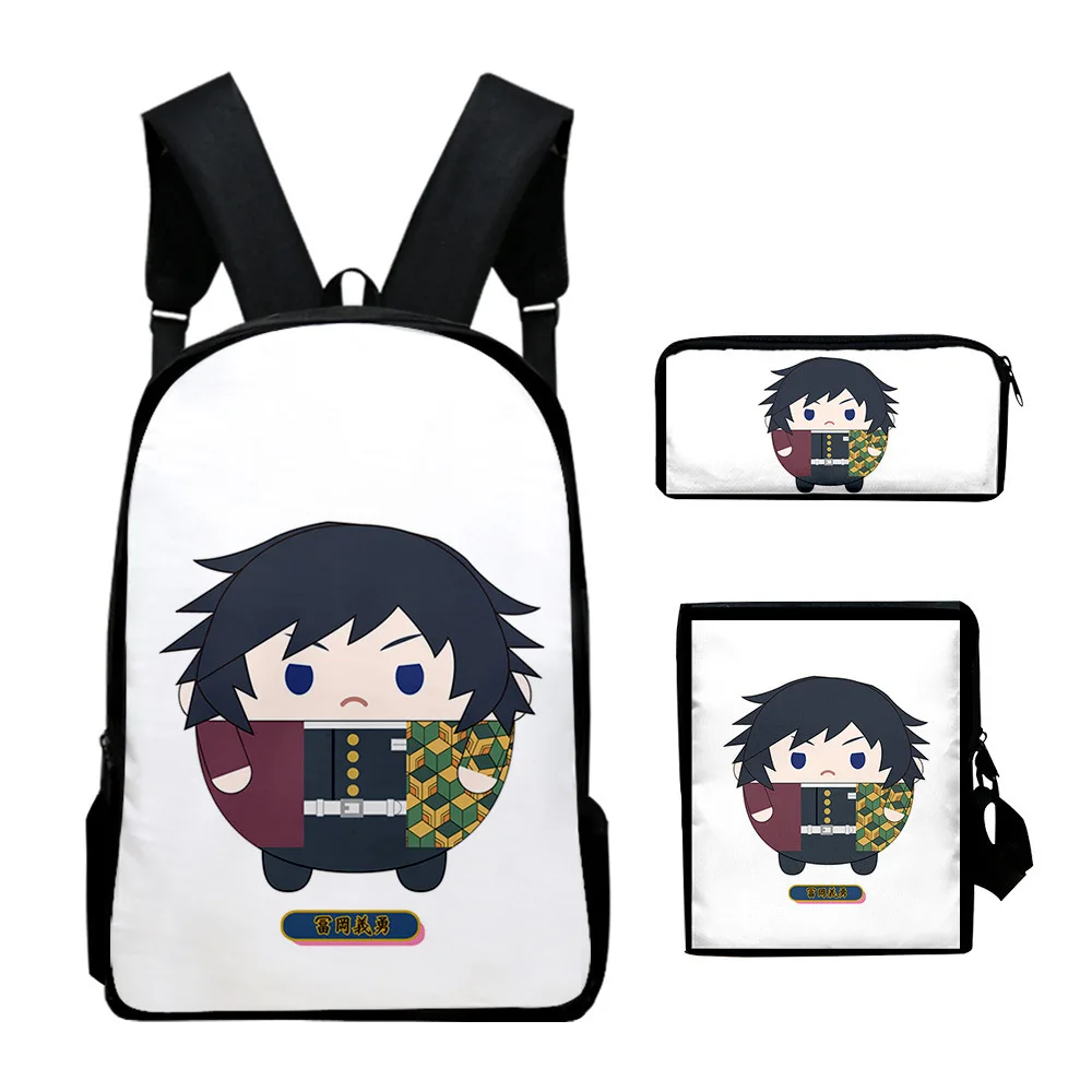 Novelty Kawaii Youthful Demon Slayer 3pcs/Set Backpack 3D Print Student Bookbag Travel Laptop Daypack Shoulder Bags Pencil Case
Novelty Kawaii Youthful Demon Slayer 3pcs/Set Backpack 3D Print Student Bookbag Travel Laptop Daypack Shoulder Bags Pencil Case