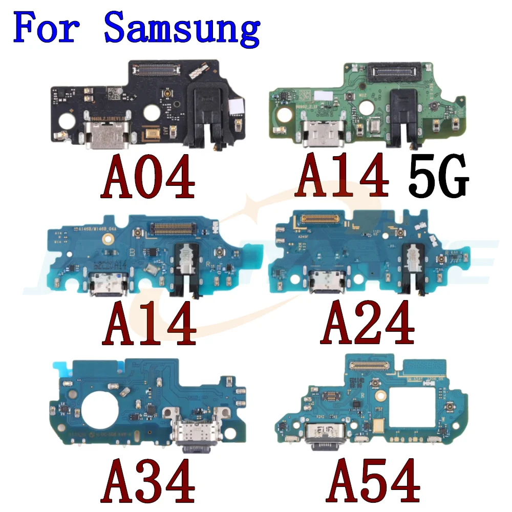 Новый протестированный ремонт USB-разъем для зарядки микрофонный кабель Samsung A54 A34