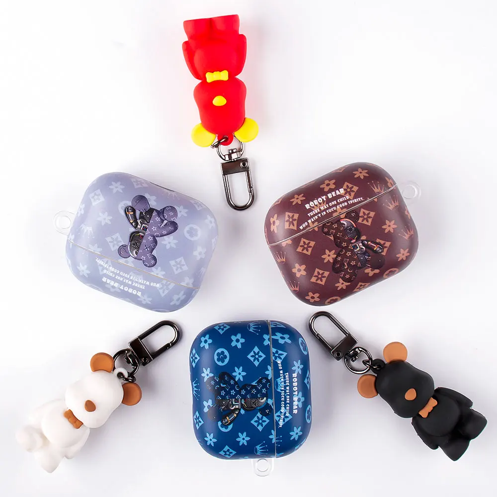 Street Fashion Violent Bear 3 Colors Optional Silicone Wireless Bluetooth Headphone Cover For Apple Airpods 3 Protective Cover
Street Fashion Violent Bear 3 Colors Optional Silicone Wireless Bluetooth Headphone Cover For Apple Airpods 3 Protective Cover
