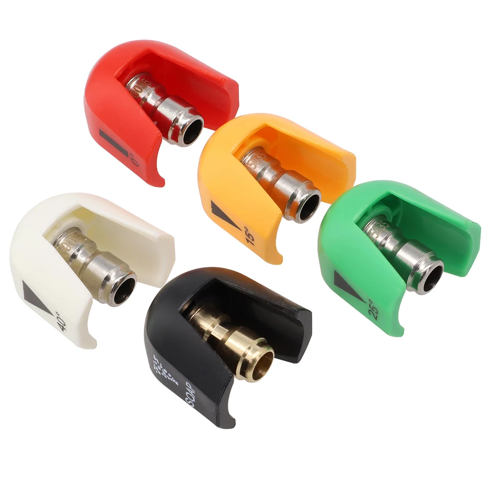 Quick-Connect Spray Tips For SPX3000 Series Universal Pressure Washer Spray Nozzle Tip 0/15/25/40 Degrees Fan Shaped Nozzle
Quick-Connect Spray Tips For SPX3000 Series Universal Pressure Washer Spray Nozzle Tip 0/15/25/40 Degrees Fan Shaped Nozzle