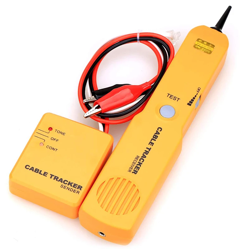 Professional RJ11 Network Telephone Cable Tester Toner Wire Tracker Diagnose Tone Line Finder Detector Networking Tools
Professional RJ11 Network Telephone Cable Tester Toner Wire Tracker Diagnose Tone Line Finder Detector Networking Tools