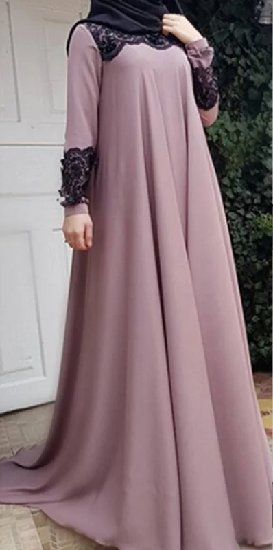 Dubai Arab Muslim Dresses Women Islam A-line Big Swing Maxi Dress Splice Loose Ramadan Turkish Islamic Clothing
Dubai Arab Muslim Dresses Women Islam A-line Big Swing Maxi Dress Splice Loose Ramadan Turkish Islamic Clothing