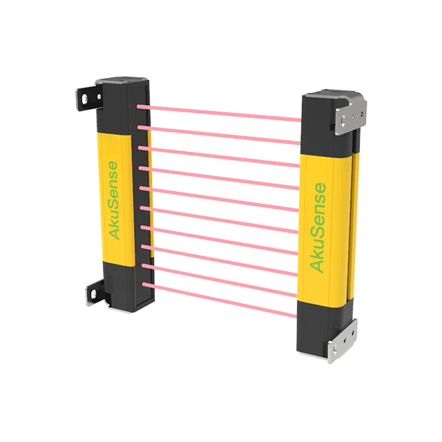 Akusense low cost high quality 40 beam pitch safety Protection infrared measuring light curtain sensor
Akusense low cost high quality 40 beam pitch safety Protection infrared measuring light curtain sensor
