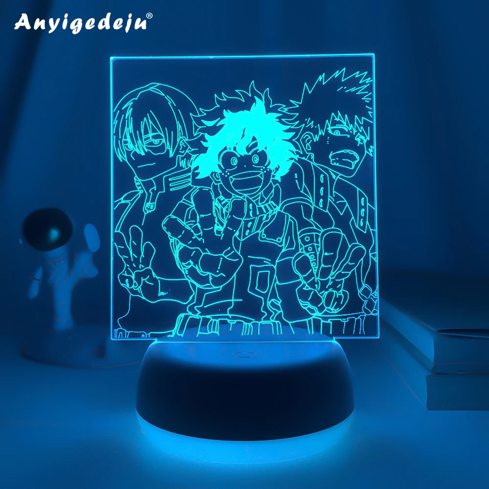 Anime Led Light My Hero Academia Deku Bakugo Shoto Todoroki for room Decor Home Lighting Birthday Gift 3d Led Lamp Manga MHA
Anime Led Light My Hero Academia Deku Bakugo Shoto Todoroki for room Decor Home Lighting Birthday Gift 3d Led Lamp Manga MHA