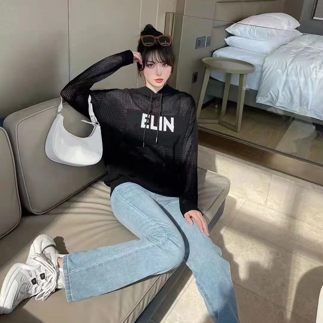 New Letter Solid Color Men Hoodie Fashion Women Ice Silk Sunscreen Clothing Luxury 2022 Summer Brand Hollow Design Perspective
New Letter Solid Color Men Hoodie Fashion Women Ice Silk Sunscreen Clothing Luxury 2022 Summer Brand Hollow Design Perspective
