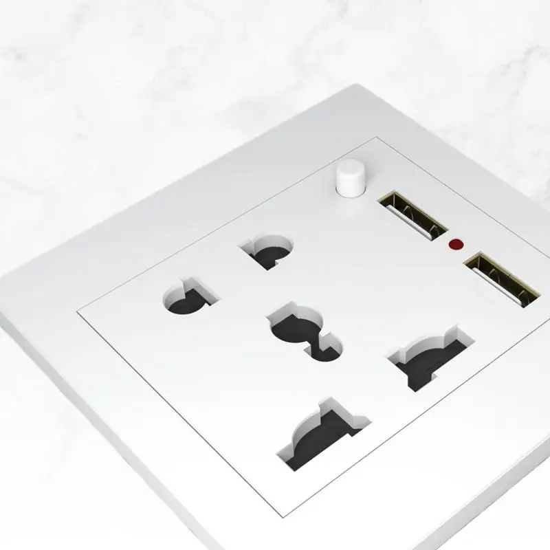 Настенная розетка TXTB1 с 2 USB-портами, 110-250 в перем. Тока, 5 шт. 
Настенная розетка TXTB1 с 2 USB-портами, 110-250 в перем. Тока, 5 шт.