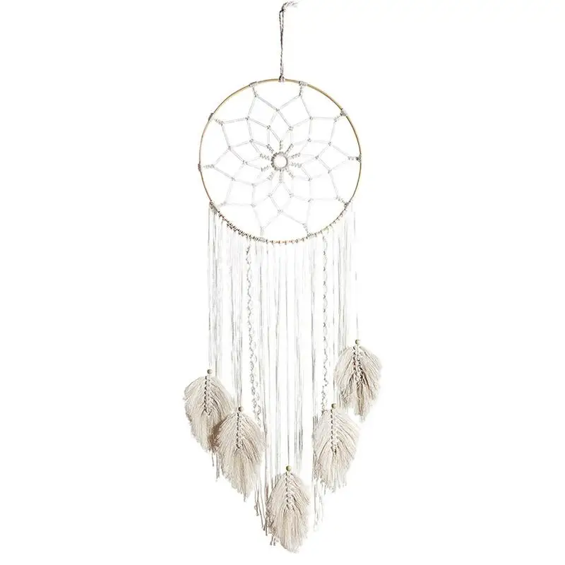 

Bohemian Dream Catcher Tapestry Handwoven Soft Wall Hanging Tassel Macrame Pendant Home Bedroom Decoration Dreamcatcher