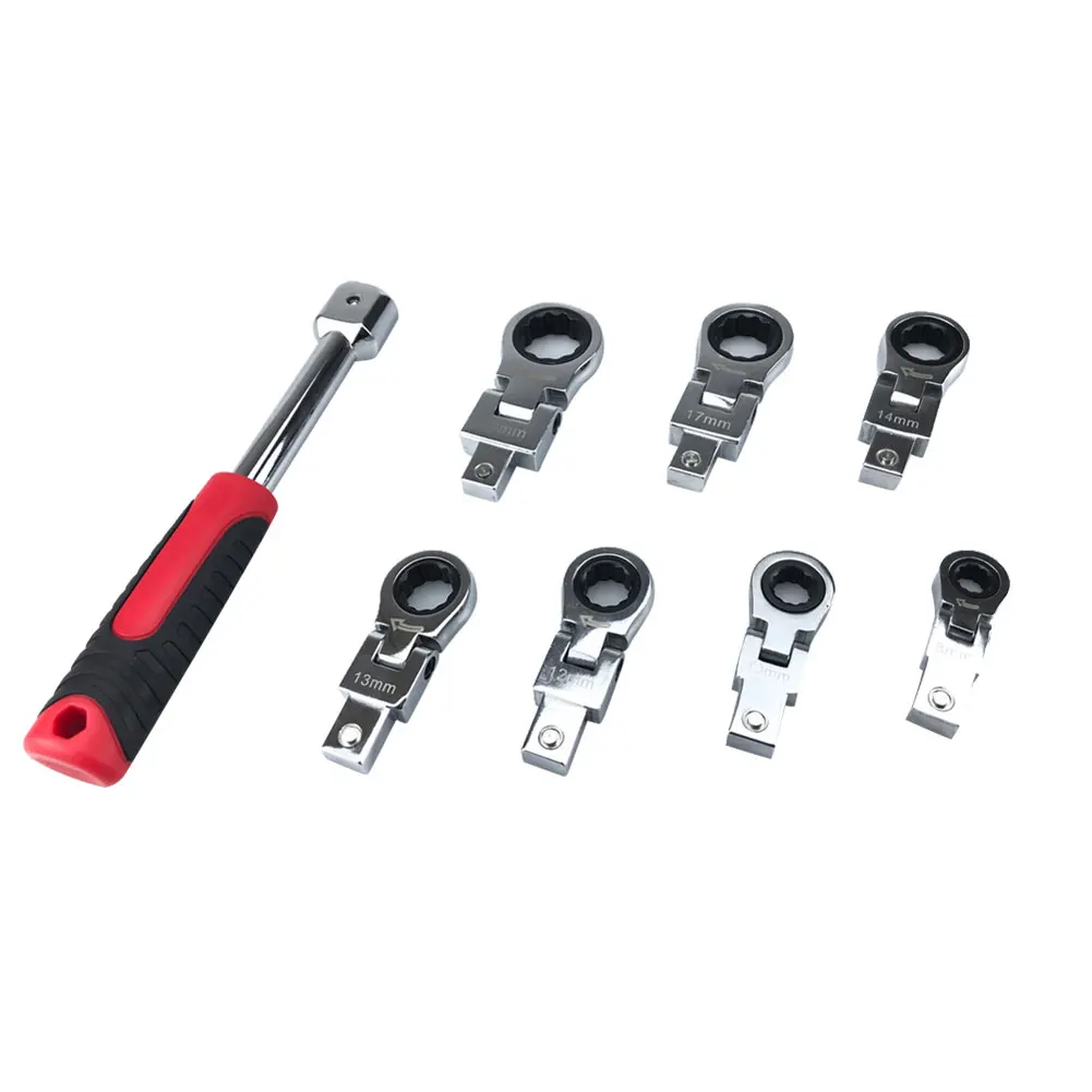 Removable Ratchet Wrench Corrosion Resistance Flexible Torque Spanner 180 Degree Rotation Effort Saving for Car Bike Maintenance
Removable Ratchet Wrench Corrosion Resistance Flexible Torque Spanner 180 Degree Rotation Effort Saving for Car Bike Maintenance