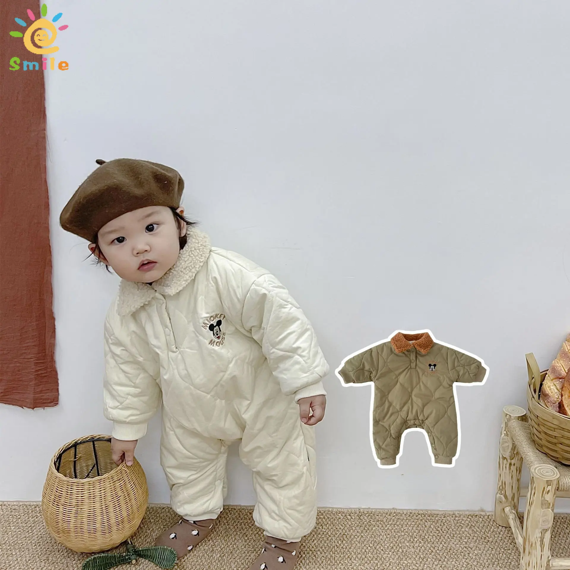 Newborn JumpsuitWinter Infant Baby Warm Rompers Cotton Padded Thick Warm Children Snowsuit Long Sleeve Thicekn Lining Jumpsuits
Newborn JumpsuitWinter Infant Baby Warm Rompers Cotton Padded Thick Warm Children Snowsuit Long Sleeve Thicekn Lining Jumpsuits