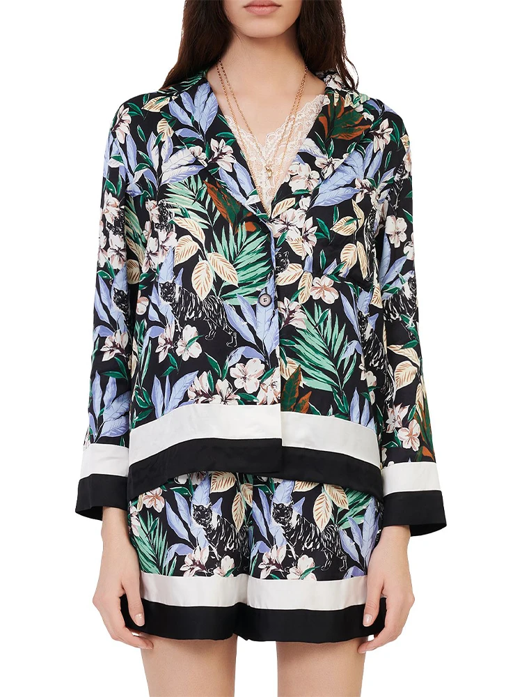 Jungle Print Long-sleeved Shirt Shorts Set Single-breasted Slim-fit Commuter Fashion Casual 2022 Summer New Suit
Jungle Print Long-sleeved Shirt Shorts Set Single-breasted Slim-fit Commuter Fashion Casual 2022 Summer New Suit