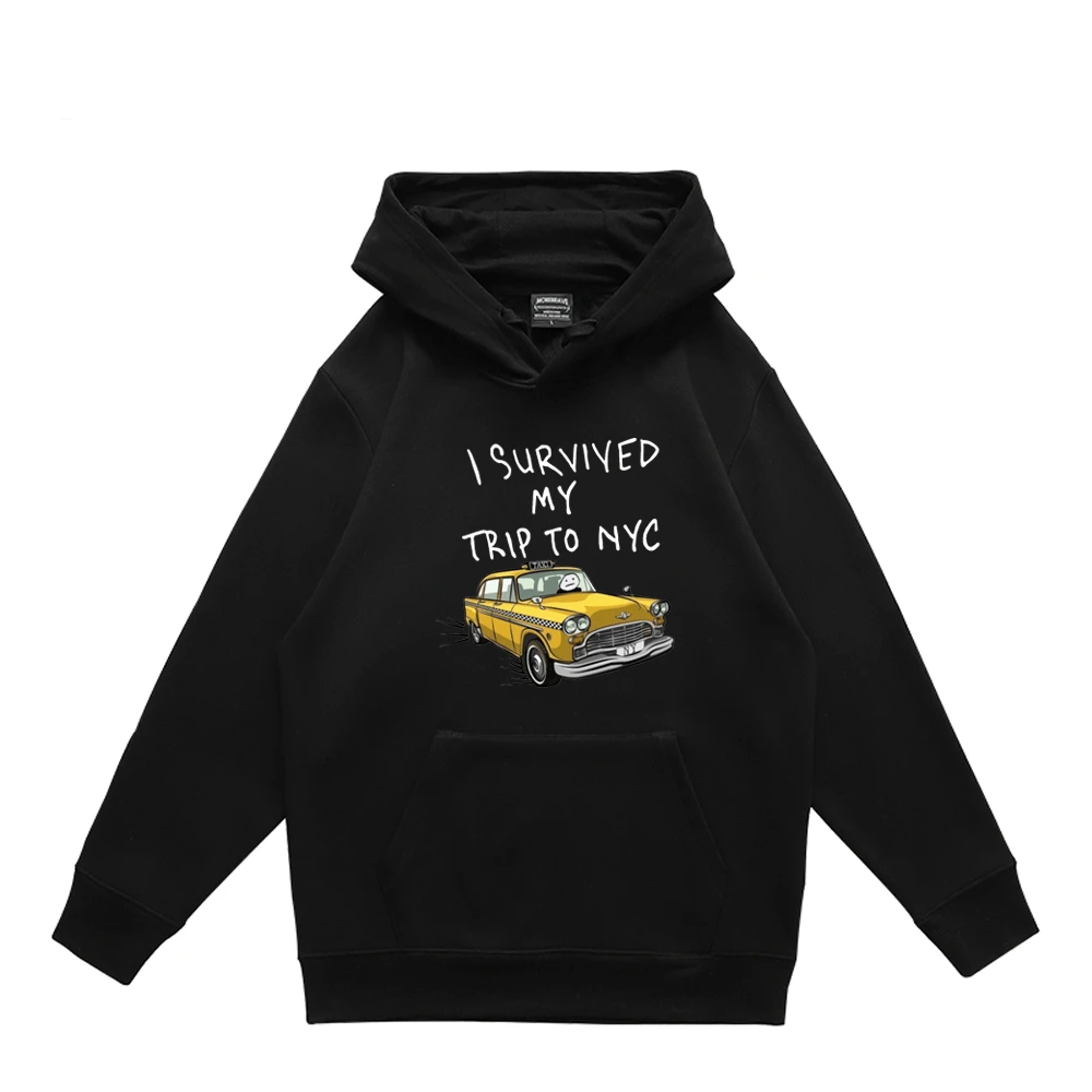 Tom Holland Same Style Hoodie I Survived My Trip To NYC Print Hooded Sweatshirt Streetwear Men Women Fashion Fleece Pullover
Tom Holland Same Style Hoodie I Survived My Trip To NYC Print Hooded Sweatshirt Streetwear Men Women Fashion Fleece Pullover