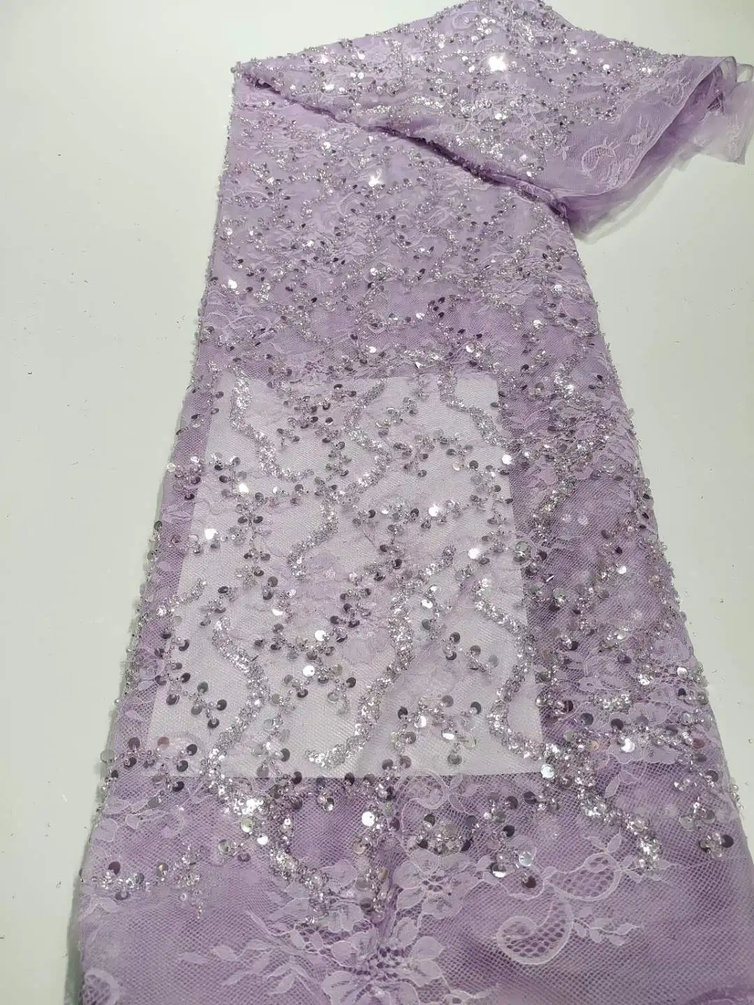 5 Yards African Sequins Lace Fabric France 2023 High Quality 3D Embroidery Beads Nigerian Mesh Lace Fabric For Prom Dress
5 Yards African Sequins Lace Fabric France 2023 High Quality 3D Embroidery Beads Nigerian Mesh Lace Fabric For Prom Dress