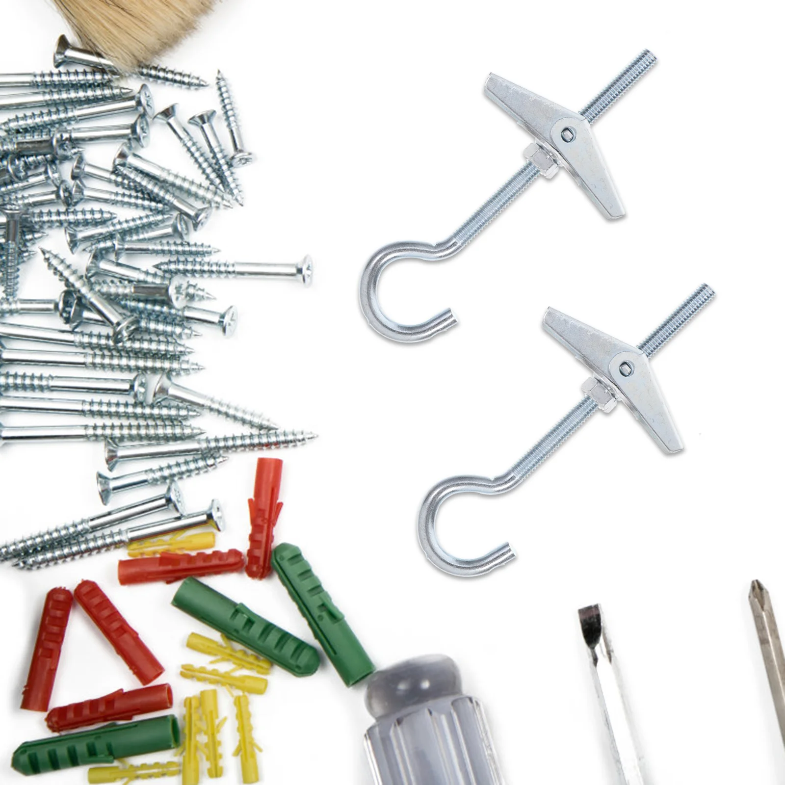 Toggle Drywall Anchors Carbon Steel Wing Bolts Nut Forbolt Wall Hanging Accessory Nuts Heavy Duty
Toggle Drywall Anchors Carbon Steel Wing Bolts Nut Forbolt Wall Hanging Accessory Nuts Heavy Duty