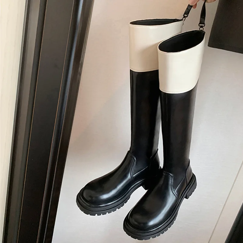 Med Heel Boots Shoes Zipper Round Toe Over-the-Knee Rubber Lolita Ladies Western PU Microfiber Rome Mixed Colors Hoof Zipper Lad
Med Heel Boots Shoes Zipper Round Toe Over-the-Knee Rubber Lolita Ladies Western PU Microfiber Rome Mixed Colors Hoof Zipper Lad