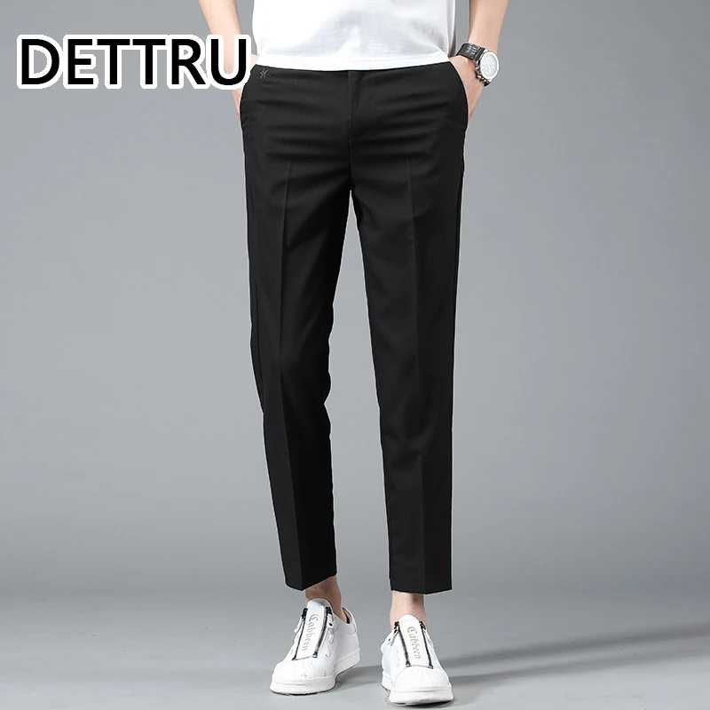 Business Suit Pants Men Thin Formal Slim Fit Classic Office Ankle Length Straight Casual Trousers Brand clothing Spring Summer
Business Suit Pants Men Thin Formal Slim Fit Classic Office Ankle Length Straight Casual Trousers Brand clothing Spring Summer