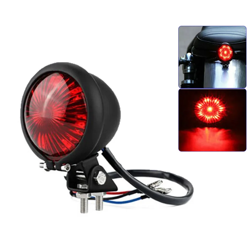 Motorcycle Tail Light LED Rear Brake Lamp Cafe Racer Style Plastic Red Lens Brake Lights Motorbike Stop Tail Light 12V Rear Lamp
Motorcycle Tail Light LED Rear Brake Lamp Cafe Racer Style Plastic Red Lens Brake Lights Motorbike Stop Tail Light 12V Rear Lamp