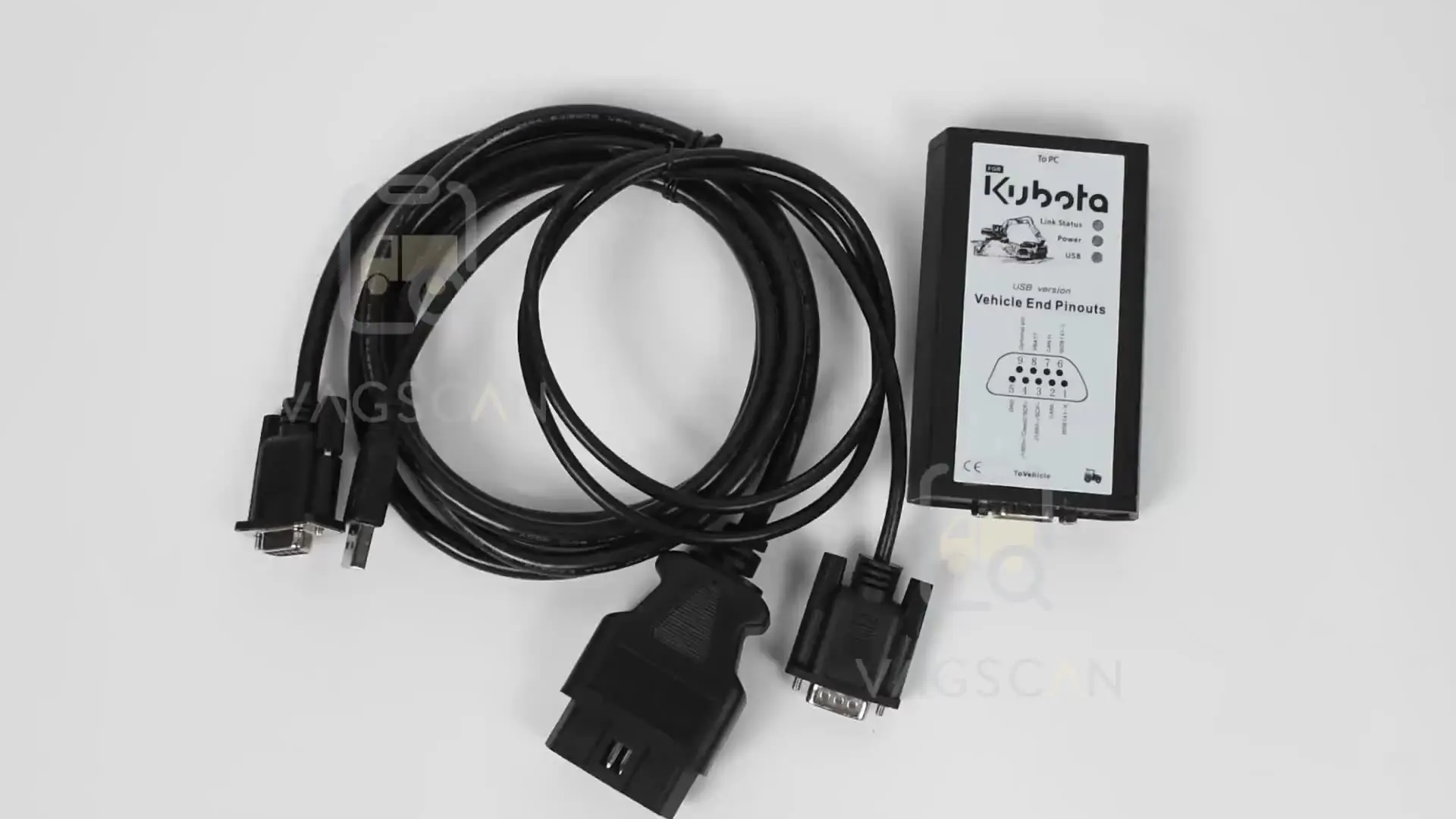 For Kubota no software Diagmaster Takeuchi Python interface DIAGNOSTIC KIT (PYTHON)