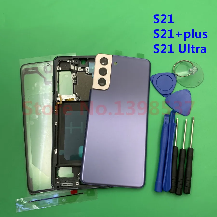 Оригинальный чехол с полными деталями для Samsung Galaxy S21 G990 PLUS G995 Ultra G998, задняя крышка батарейного отсека, средняя рамка, полный корпус
Оригинальный чехол с полными деталями для Samsung Galaxy S21 G990 PLUS G995 Ultra G998, задняя крышка батарейного отсека, средняя рамка, полный корпус