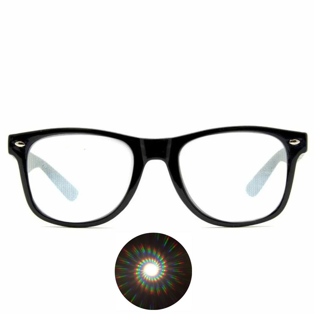 1pc Premium Spiral Diffraction 3D Prism Raves Glasses Plastic For Fireworks Display Laser Shows,Rainbow Gratings Glasses Spirals
1pc Premium Spiral Diffraction 3D Prism Raves Glasses Plastic For Fireworks Display Laser Shows,Rainbow Gratings Glasses Spirals
