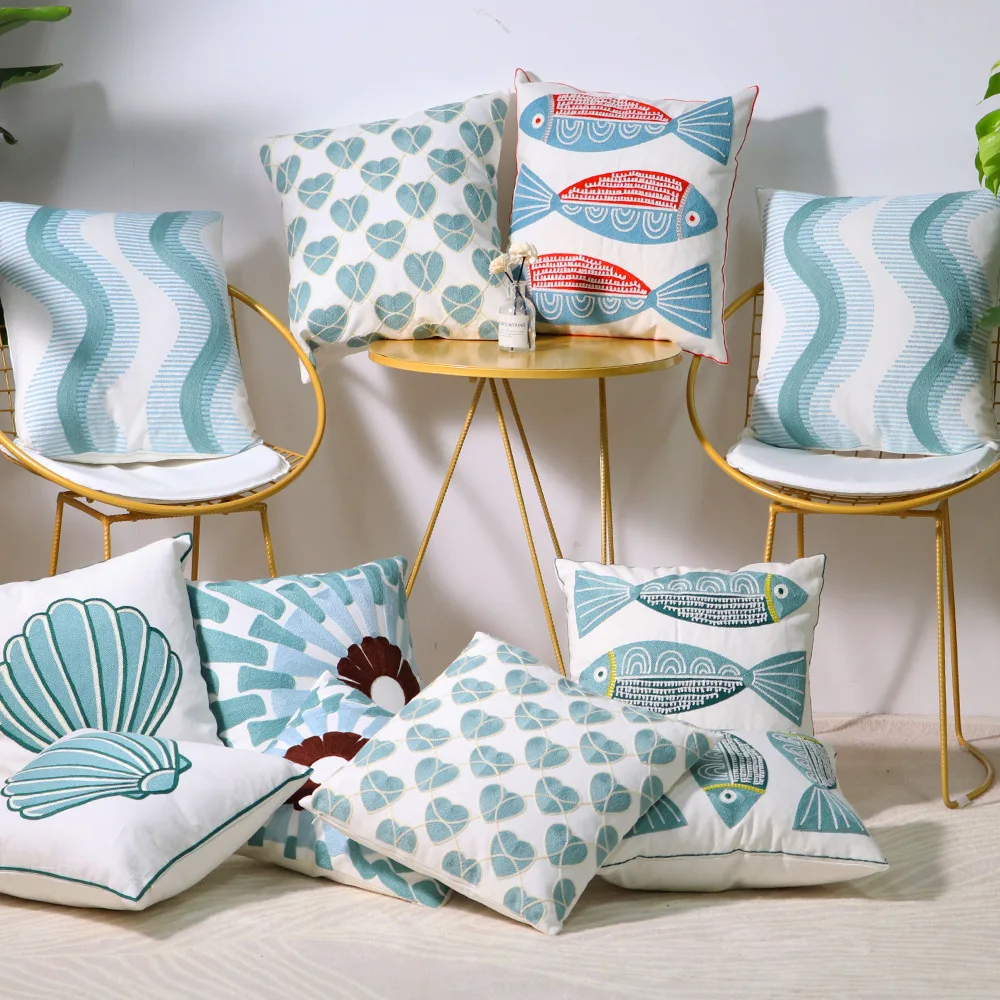 Blue Ocean Embroidered Cushion Cover 45*45 Nordic Light Luxury Simple Fashion Geometric Embroidered Pillowcase Home Decoration
Blue Ocean Embroidered Cushion Cover 45*45 Nordic Light Luxury Simple Fashion Geometric Embroidered Pillowcase Home Decoration