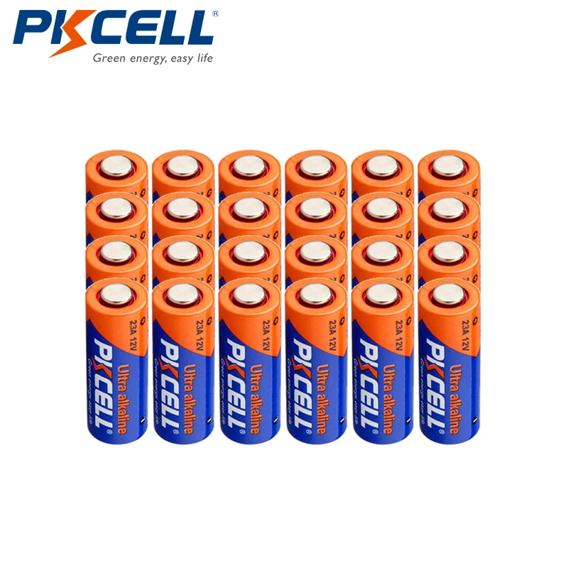 

24Pcs PKCELL Battery 23A 12V VR22 L1028 MN21 12 Volt Alkaline Battery Batteries for Doorbell Remote Alarm Sex toy