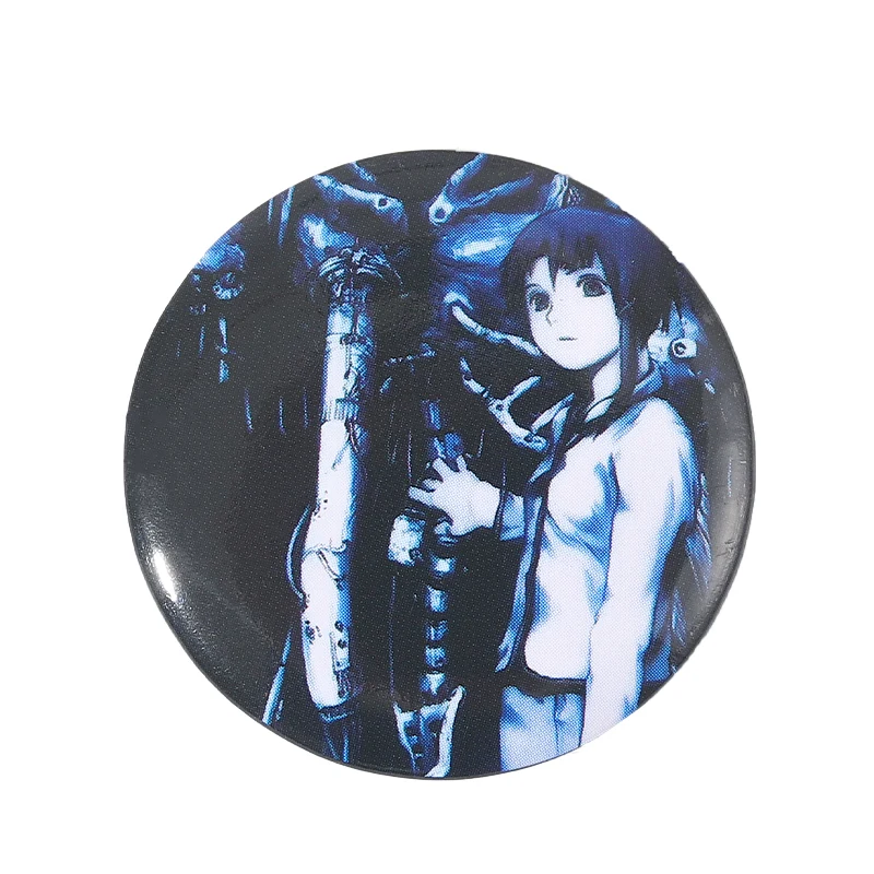 Металлическая булавка Lain
Металлическая булавка Lain