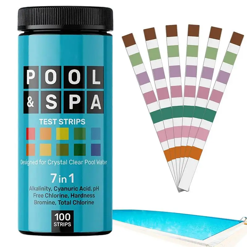 Hot Tub Test Strips Spa Strips Pool Kit For Hot Tub 100 High Accuracy PH Tester Strips Water Hardness And Salt Water Pool
Hot Tub Test Strips Spa Strips Pool Kit For Hot Tub 100 High Accuracy PH Tester Strips Water Hardness And Salt Water Pool
