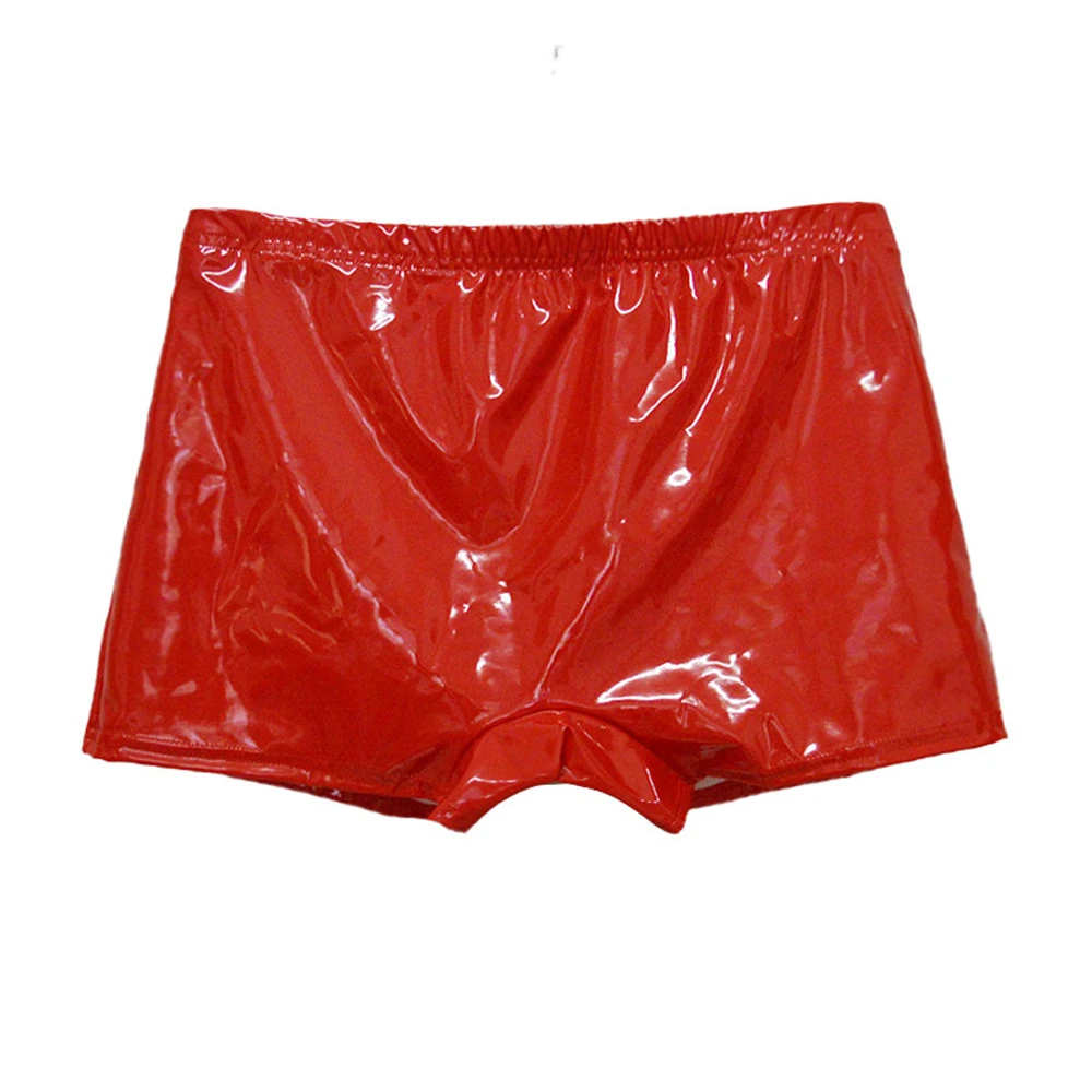 Gay Boxer Brief Men Shorts Imitation Underpants Male Clubwear Leather Trunks Cueca Masculina Men Home Underwear
Gay Boxer Brief Men Shorts Imitation Underpants Male Clubwear Leather Trunks Cueca Masculina Men Home Underwear