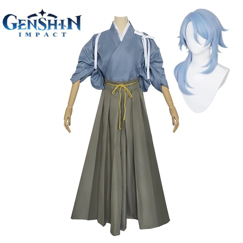 Game Genshin Impact Figure Kamisato Ayato Cosplay Costume Unisex Kendo Suit Anime Kimono Wig Cosplay Accessories Halloween Cloth
Game Genshin Impact Figure Kamisato Ayato Cosplay Costume Unisex Kendo Suit Anime Kimono Wig Cosplay Accessories Halloween Cloth