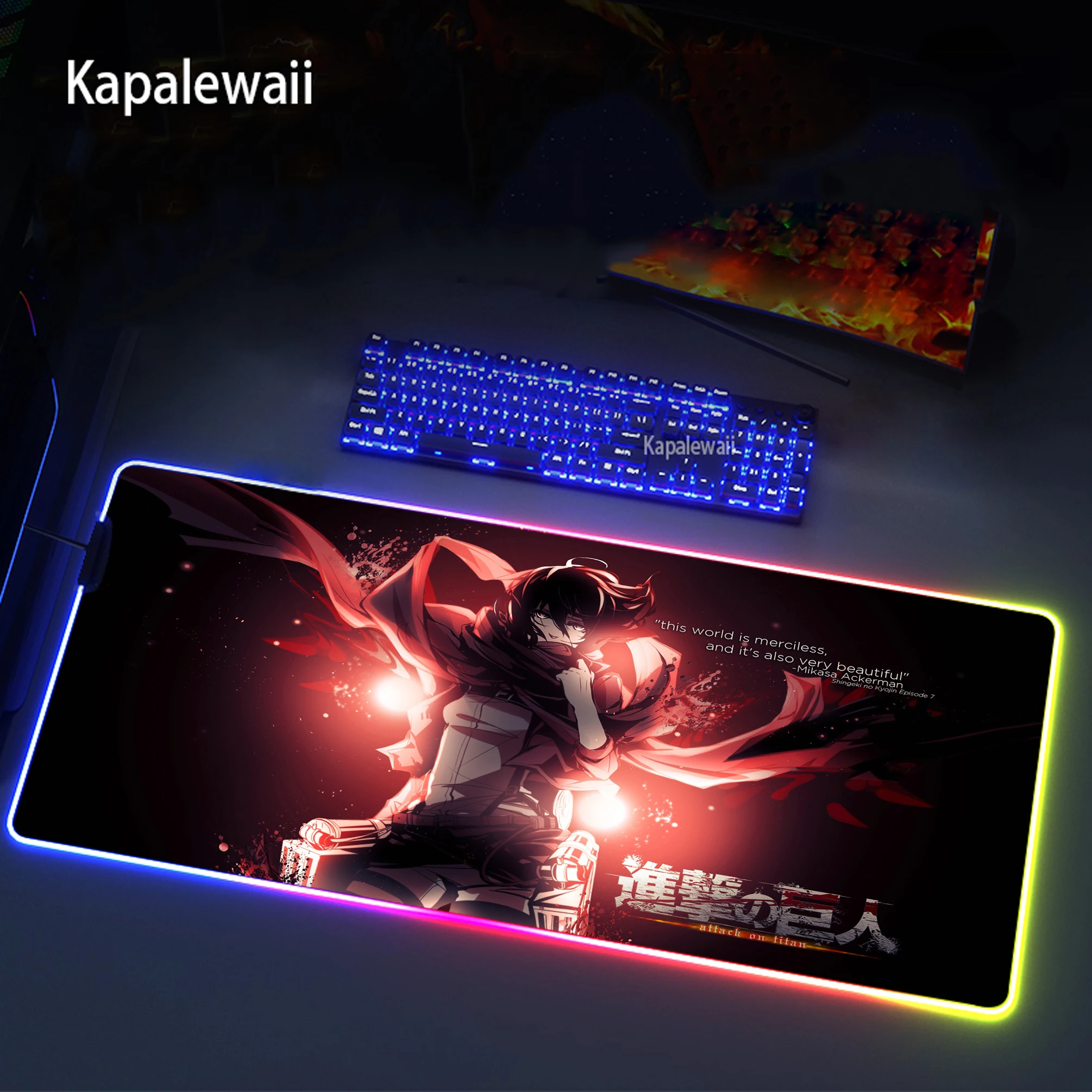 Computer Mousepad Led Backlight Attack on Titan RGB Mouse LED Lighting Carpet Desk Mats Deskmat Extended Map Xxl Mouse Pad
Computer Mousepad Led Backlight Attack on Titan RGB Mouse LED Lighting Carpet Desk Mats Deskmat Extended Map Xxl Mouse Pad