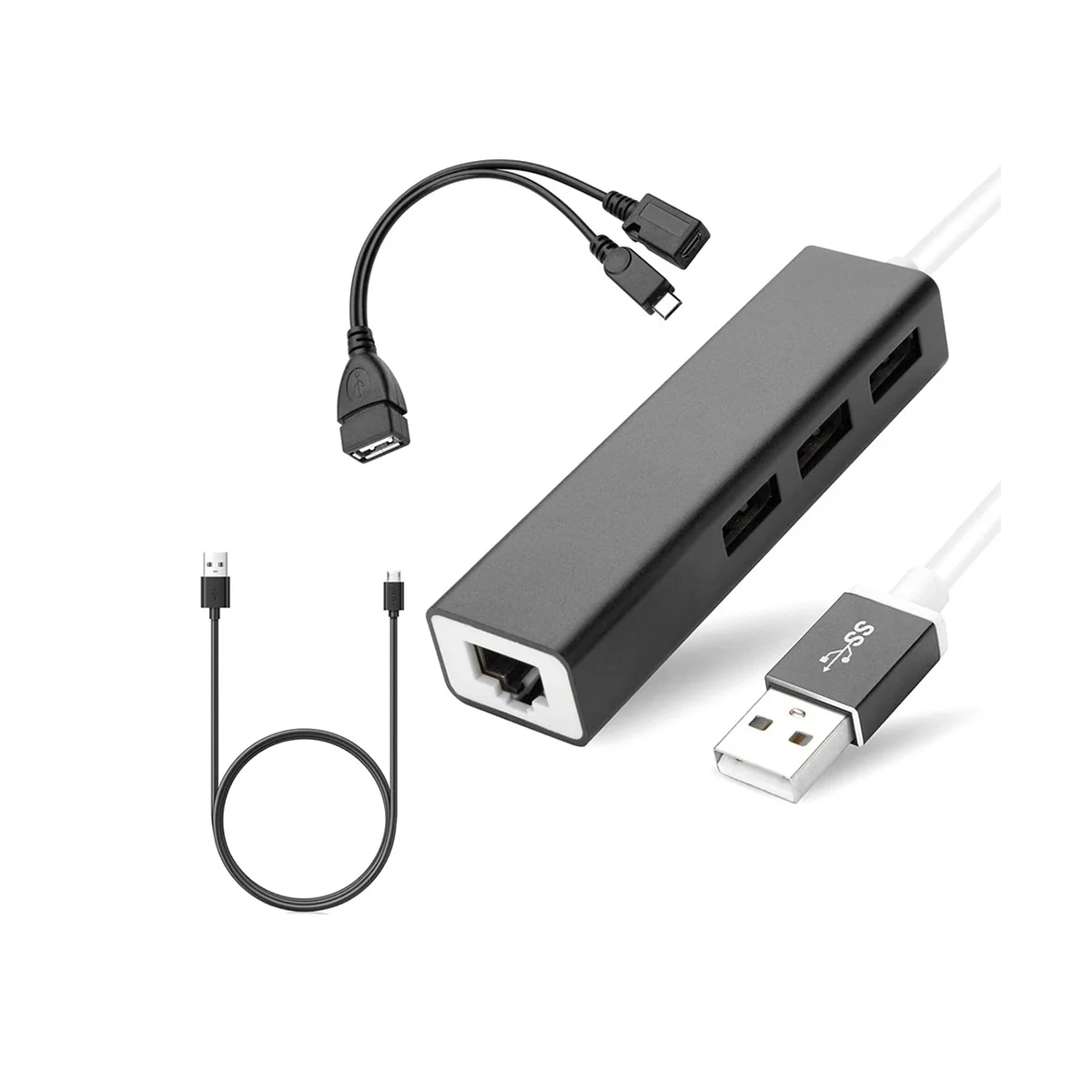 Адаптер локальной сети 3 usb-хаб LAN + кабель USB OTG-сетевой адаптер для 2-го поколения или Fire TV3
Адаптер локальной сети 3 usb-хаб LAN + кабель USB OTG-сетевой адаптер для 2-го поколения или Fire TV3