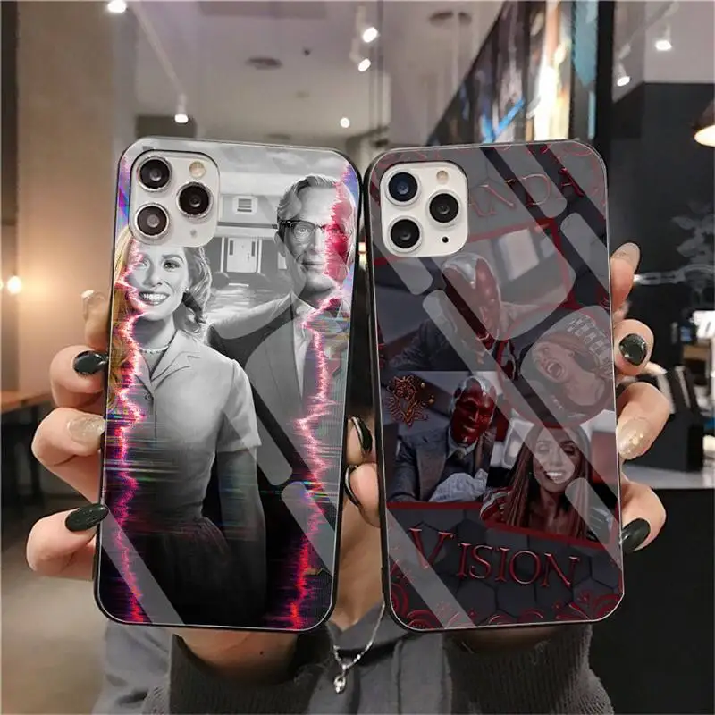 Marvel TV Series Wanda Vision Phone Case Tempered Glass For iPhone 13 12 Mini 11 Pro XR XS MAX 8 X 7 Plus SE 2020 Soft Cover
Marvel TV Series Wanda Vision Phone Case Tempered Glass For iPhone 13 12 Mini 11 Pro XR XS MAX 8 X 7 Plus SE 2020 Soft Cover