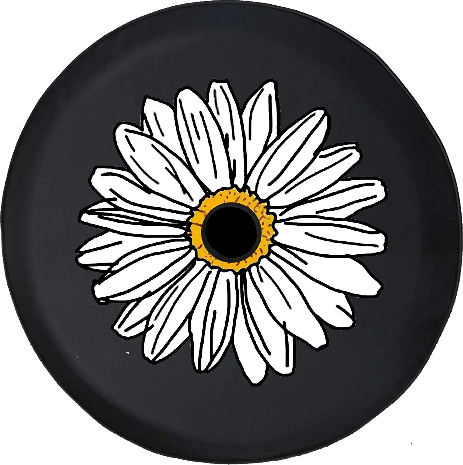 Daisy Print Pattern Tire Cover Auto Parts Waterproof and Dustproof Fits Most Vehicles Spare Tire Cover Flowers
Daisy Print Pattern Tire Cover Auto Parts Waterproof and Dustproof Fits Most Vehicles Spare Tire Cover Flowers