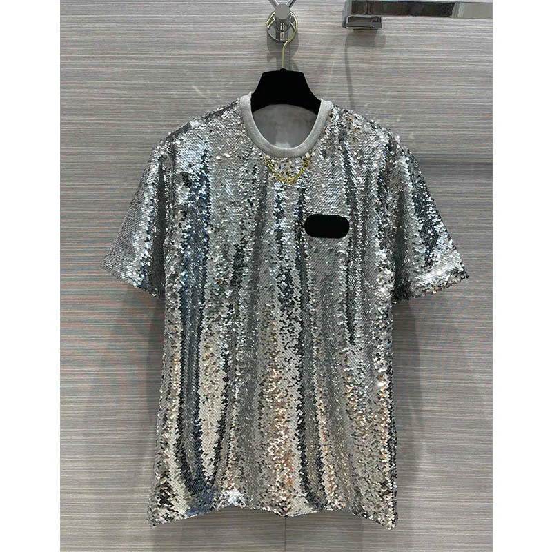 22 Spring Summer Runway Women Vacation Party Beading Embroidery Pure Cotton T-shirt Fashion Short Sleeve O Neck Chain Basic Tops
22 Spring Summer Runway Women Vacation Party Beading Embroidery Pure Cotton T-shirt Fashion Short Sleeve O Neck Chain Basic Tops