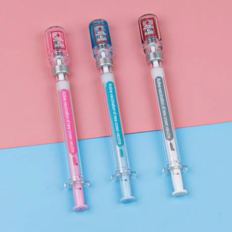 1pcs Syringe Peculiar Shape Cute Stationery 0.5mm School Office Supplies Writing Smooth And Comfortable Grip Gel Pen
1pcs Syringe Peculiar Shape Cute Stationery 0.5mm School Office Supplies Writing Smooth And Comfortable Grip Gel Pen
