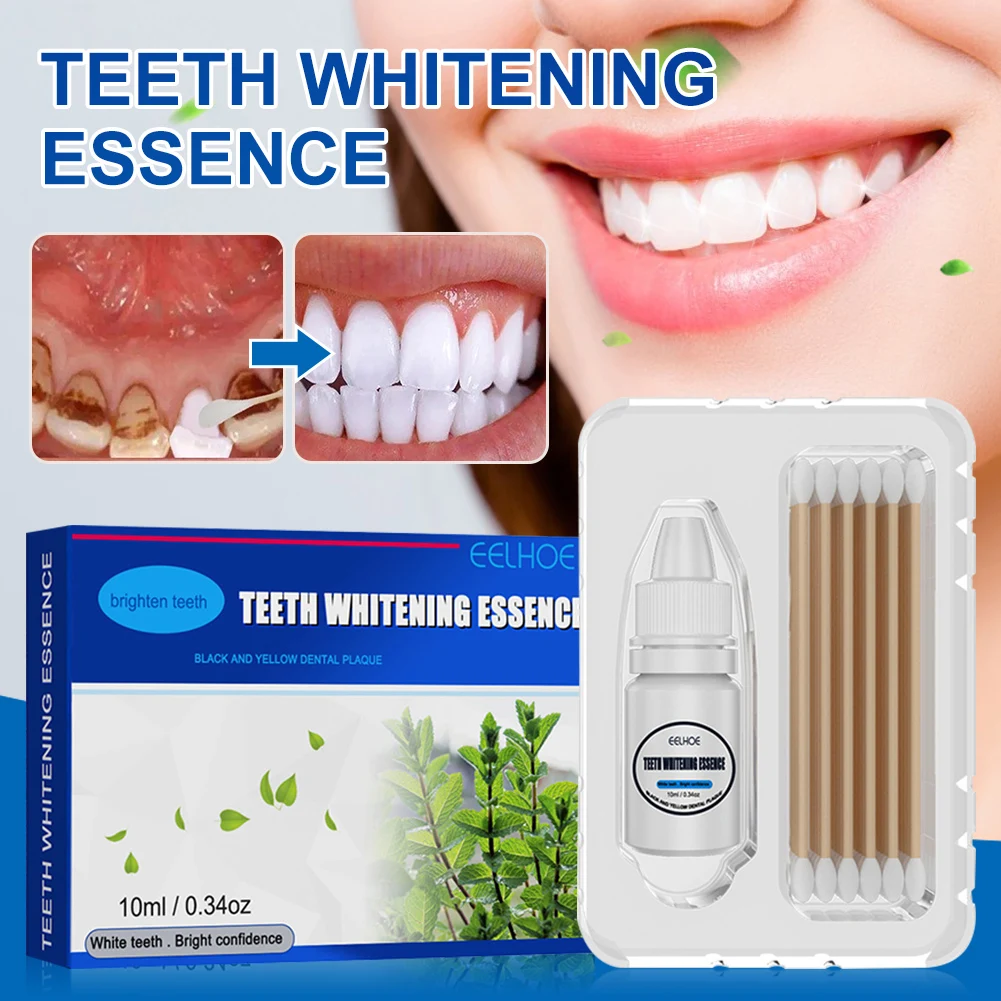 10ml Teeth Whitening Essence Tooth Stains Plaque Remover Deep Cleansing Freshen Breath Tooth Whitening Serum Oral Care
10ml Teeth Whitening Essence Tooth Stains Plaque Remover Deep Cleansing Freshen Breath Tooth Whitening Serum Oral Care