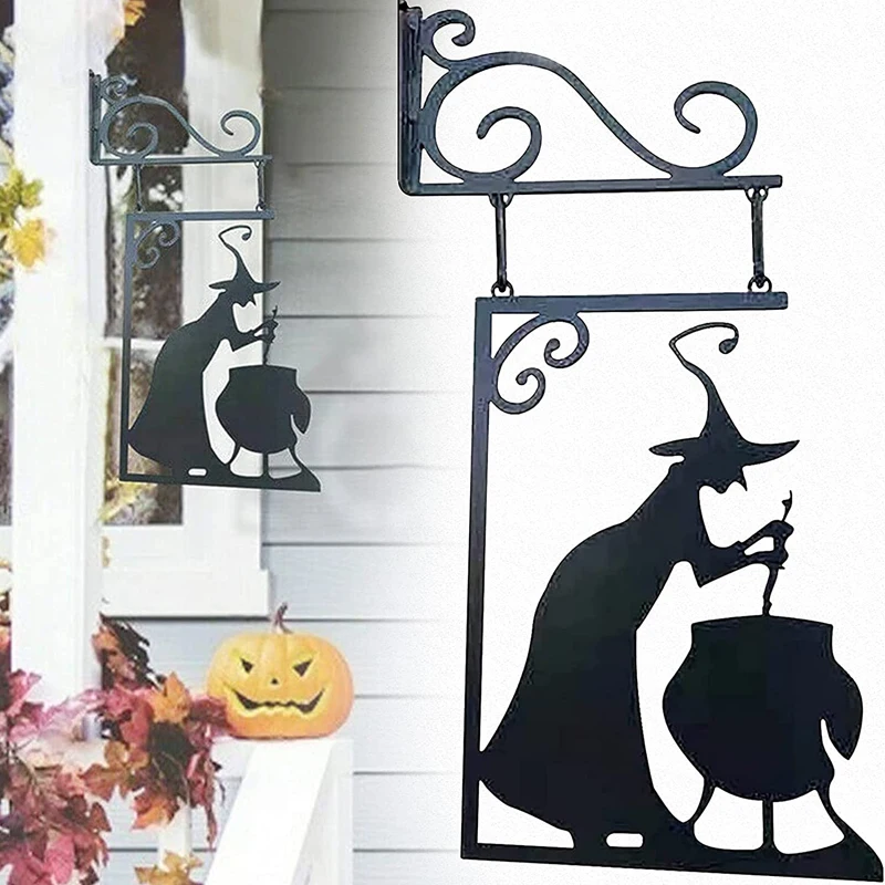 Magic House Decoration Witch Boiler Wall Hanging Silhouette Metal Pendant Leaky Cauldron Metal Sign Alchemist Home Decoration 
Magic House Decoration Witch Boiler Wall Hanging Silhouette Metal Pendant Leaky Cauldron Metal Sign Alchemist Home Decoration