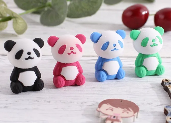 Popular Baby Panda Shape Rubber Eraser Creative Students Award Gift Set 4pcs/lot Cute Panda Eraser Office Stationery Rubber
Popular Baby Panda Shape Rubber Eraser Creative Students Award Gift Set 4pcs/lot Cute Panda Eraser Office Stationery Rubber