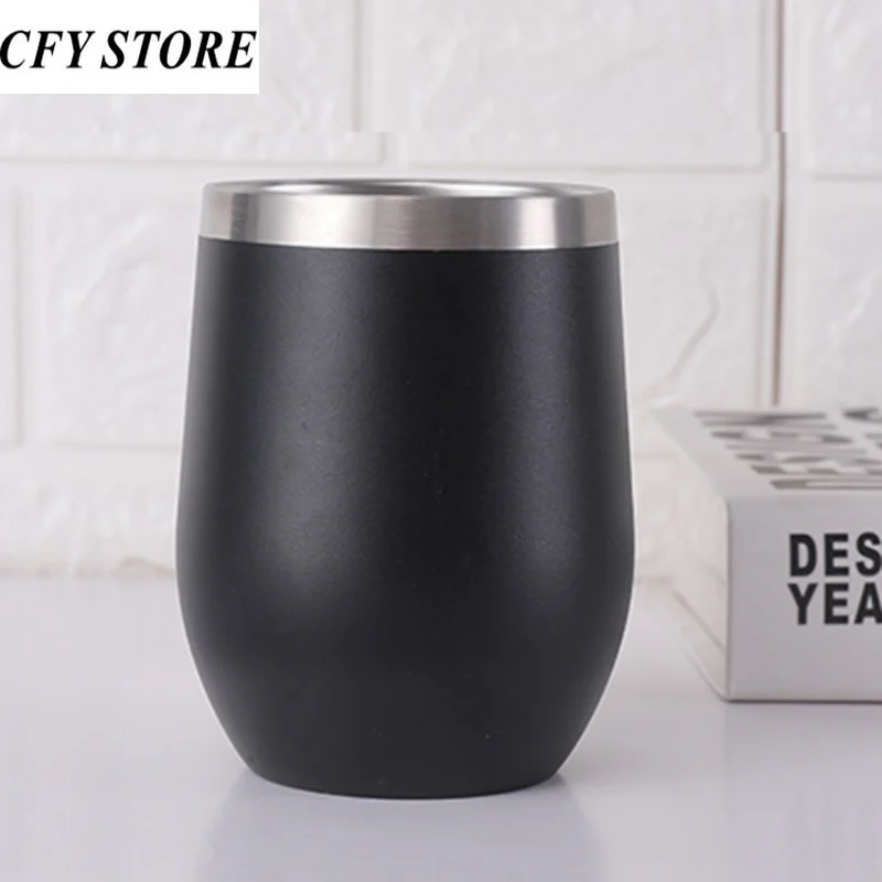 12oz Stainless Steel Eggshell Vacuum Flask Portable Travel Coffee Cup Office Business Water Bottle Tea Mug Drinker Drinkware
12oz Stainless Steel Eggshell Vacuum Flask Portable Travel Coffee Cup Office Business Water Bottle Tea Mug Drinker Drinkware