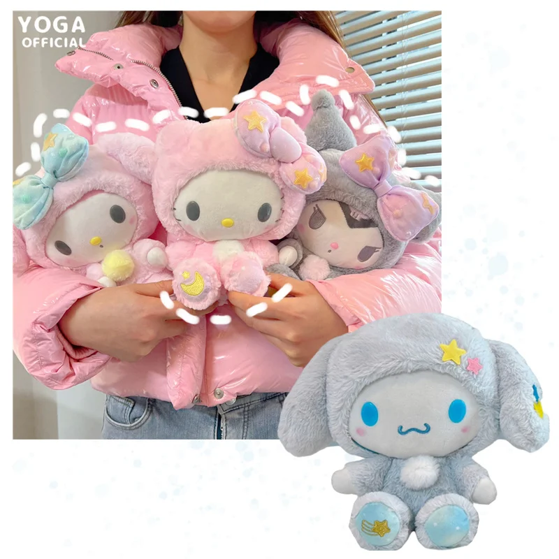Cute Pajamas Series My Melody Cinnamoroll Kuromi KT Cat Plush Toys Kawaii Anime Plushie Doll Bag Pendant Children Birthday Gifts 
Cute Pajamas Series My Melody Cinnamoroll Kuromi KT Cat Plush Toys Kawaii Anime Plushie Doll Bag Pendant Children Birthday Gifts