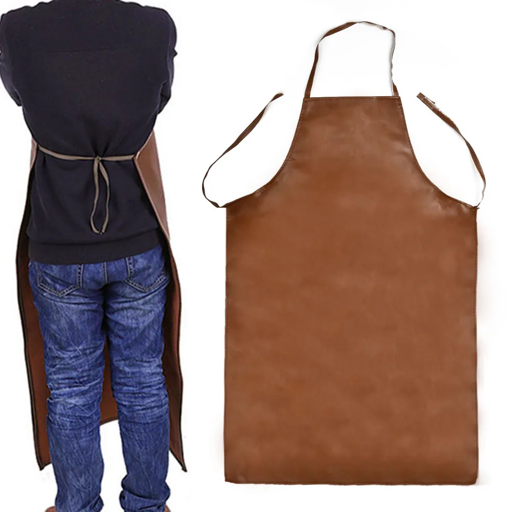 Waterproof And Oil-proof Leather Apron PU Bib Unisex Solid Kitchen Household Dirt-Resistant Work Clothes For Slaughter Random
Waterproof And Oil-proof Leather Apron PU Bib Unisex Solid Kitchen Household Dirt-Resistant Work Clothes For Slaughter Random