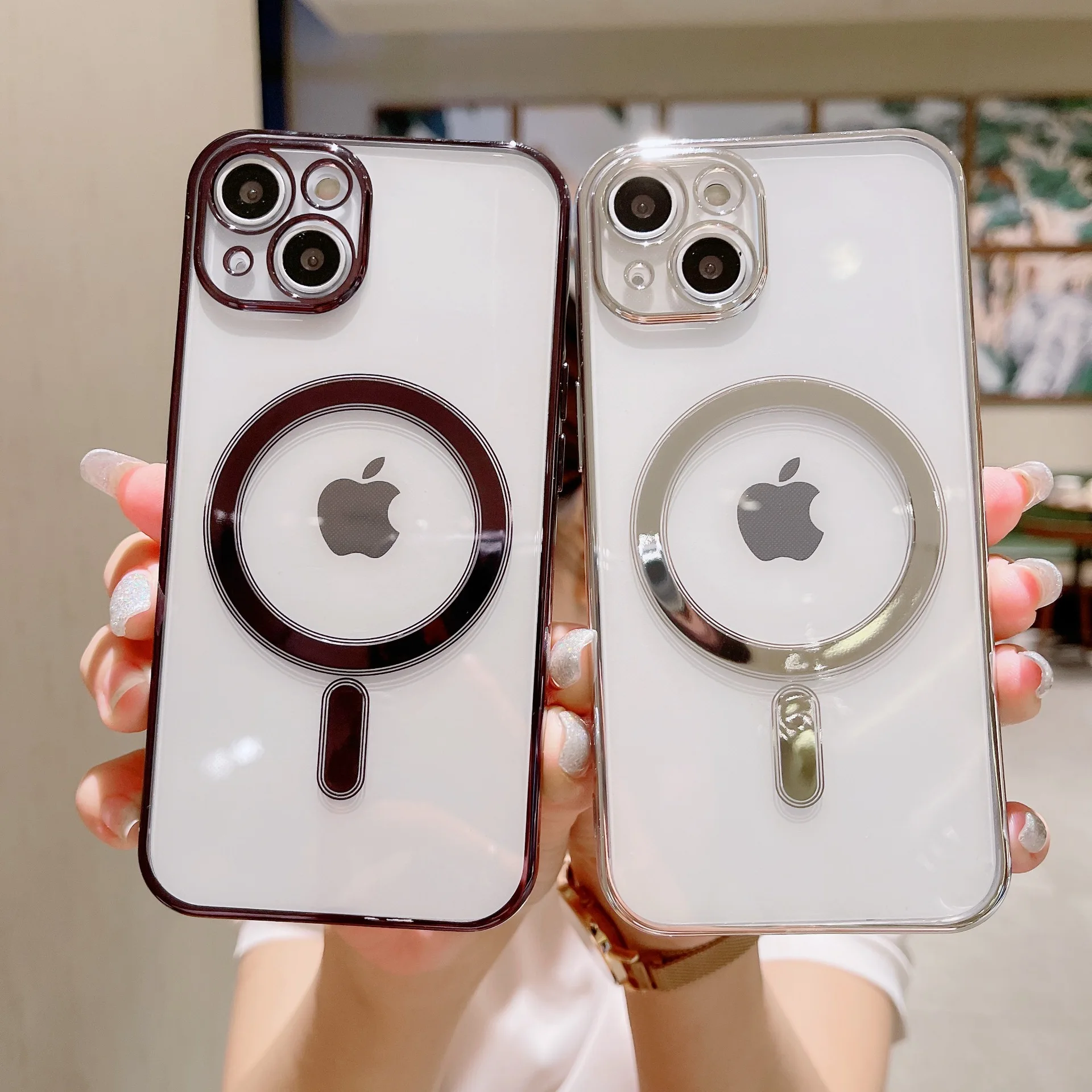 Clear Full Camera Lens Protection Magnetic Macsafe Phone Case for IPhone 13 12 11 Pro 13 Max Mini Mac Safe Soft TPU Bumper Cover
Clear Full Camera Lens Protection Magnetic Macsafe Phone Case for IPhone 13 12 11 Pro 13 Max Mini Mac Safe Soft TPU Bumper Cover