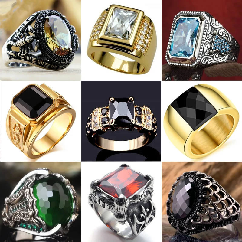 Milangirl Zircon Inlaid Black Ring Cross Border Men'S Ring Red Purple Crystal Rings Wholesale Jewelry Anniversary for Men
Milangirl Zircon Inlaid Black Ring Cross Border Men'S Ring Red Purple Crystal Rings Wholesale Jewelry Anniversary for Men