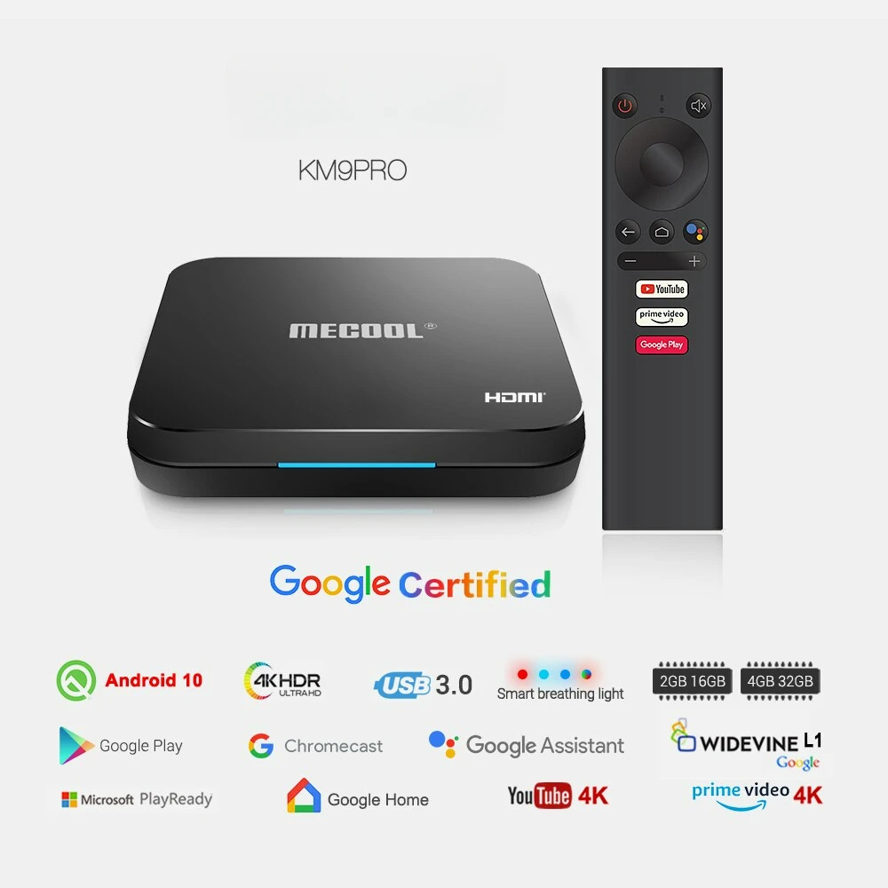 DELI 25M KM9 Pro Classic Google Сертифицированный Amlogic S905X2 Android 8. 0 2 Гб 16 Гб 4K HDR литой голосовой контроль Android TV Box Prefix
DELI 25M KM9 Pro Classic Google Сертифицированный Amlogic S905X2 Android 8. 0 2 Гб 16 Гб 4K HDR литой голосовой контроль Android TV Box Prefix